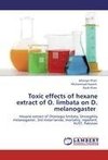 Toxic effects of hexane extract of O. limbata on D. melanogaster