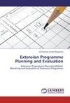 Extension Programme Planning and Evaluation