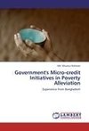 Government's Micro-credit Initiatives in Poverty Alleviation