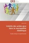 Intérêts des acides gras dans la neuropathie diabétique