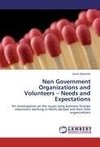 Non Government Organizations and Volunteers - Needs and Expectations