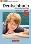 Deutschbuch. 5. Schuljahr. Arbeitsheft mit Lösungen. Differenzierende Ausgabe Nordrhein-Westfalen