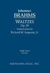 Waltzes, Op. 39 - Study score