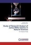 Study of Research Output of Jamia Millia Islamia in Natural Sciences