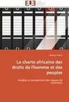 La charte africaine des droits de l'homme et des peuples