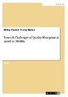 Issues & Challenges of Quality Management faced by MSMEs