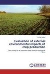 Evaluation of external environmental impacts of crop production