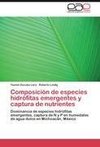 Composición de especies hidrófitas emergentes y captura de nutrientes