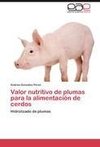 Valor nutritivo de plumas para la alimentación de cerdos