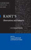 Shell, S: Kant's Observations and Remarks