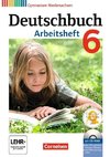 Deutschbuch 6. Schuljahr. Arbeitsheft mit Lösungen und Übungs-CD-ROM. Gymnasium Niedersachsen