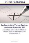 Parliamentary Voting System and Constituencies Bill