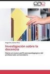 Investigación sobre la docencia