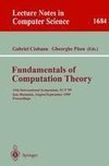 Fundamentals of Computation Theory