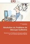 Résolution du Problème de Découpe Guillotine