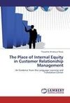 The Place of Internal Equity in Customer Relationship Management