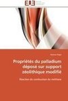 Propriétés du palladium déposé sur support zéolithique modifié