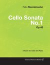 FELIX MENDELSSOHN - CELLO SONA