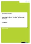 Learning Styles of Medical Technology Students