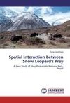 Spatial Interaction between Snow Leopard's Prey