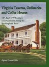 Virginia Taverns, Ordinaries and Coffee Houses