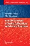 Semantic Analysis of Verbal Collocations with Lexical Functions