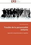 Trouble de la personnalité évitante