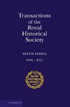 Transactions of the Royal Historical Society