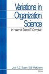 Variations in Organization Science