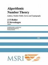 Algorithmic Number Theory