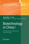 Biotechnology in China I