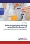 Micropropagation of Aloe vera (Aloe barbadensis)