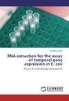 RNA extraction for the assay of temporal gene expression in E. coli