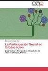 La Participación Social en la Educación