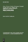 Input-Output-Rechnung: Input-Output-Tabellen