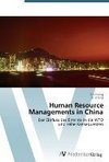 Human Resource Managements in China