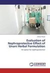 Evaluation of Nephroprotective Effect of Unani Herbal Formulation