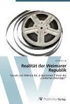 Realität der Weimarer Republik