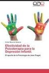 Efectividad de la Psicoterapia para la Depresión Infantil.