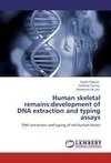 Human skeletal remains:development of DNA extraction and typing assays