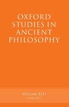 Oxford Studies in Ancient Philosophy