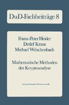 Mathematische Methoden der Kryptoanalyse