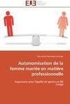 Autonomisation de la femme mariée en matière professionnelle