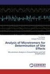 Analysis of Microtremors for Determination of Site Effects