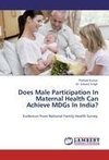 Does Male Participation In Maternal Health Can Achieve MDGs In India?