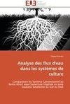 Analyse des flux d'eau dans les systèmes de culture