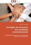 Stratégies de résolution d'un problème environnemental