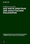 Das weite Spektrum der Analytischen Philosophie