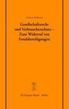 Gesellschaftsrecht und Verbraucherschutz - Zum Widerruf von Fondsbeteiligungen