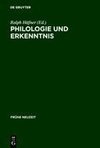 Philologie und Erkenntnis